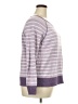 L.L.Bean 100% Cotton Stripes Purple Pullover Sweater Size 1X - photo 4