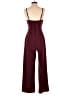 Trixxi Solid Burgundy Jumpsuit Size S - photo 2