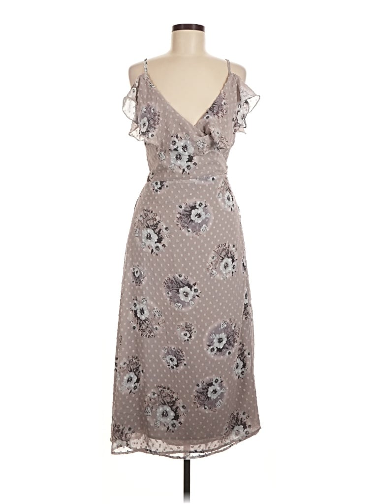 Pre-owned Bishop + Young Casual Dress In Gray