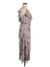 Bishop + Young 100% Polyester Gray Casual Dress Size M - photo 4