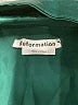 Reformation 100% Silk Green Short Sleeve Silk Top Size XS - photo 7