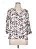 Rose & Thyme Floral Ivory 3/4 Sleeve Blouse Size XL - photo 1