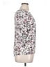 Rose & Thyme Floral Ivory 3/4 Sleeve Blouse Size XL - photo 4
