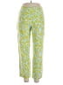 J. McLaughlin Floral Yellow Casual Pants Size 14 - photo 1