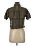PrAna Plaid Brown Short Sleeve Button-Down Shirt Size XS - photo 2