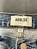 AGOLDE 100% Cotton Color Block Blue Jeans Size 24 waist - photo 7