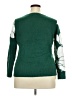 Liz Claiborne Floral Green Pullover Sweater Size XXL - photo 2