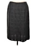 Escada 100% Cupro Houndstooth Gray Formal Skirt Size EU 42 / US 12 - photo 2
