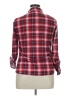 Passport 100% Polyester Plaid Red Long Sleeve Blouse Size XL - photo 2