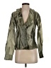 St. John Green Long Sleeve Blouse Size 4 - photo 1
