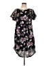 Umgee 100% Cotton Floral Black Casual Dress Size L - photo 1