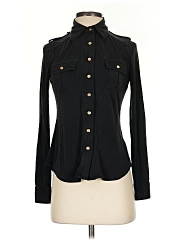 Tory Burch Long Sleeve Silk Top (view 1)