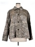 Lafayette 148 New York Animal Print Gray Tan Jacket Size XL - photo 1