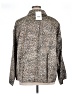 Lafayette 148 New York Animal Print Gray Tan Jacket Size XL - photo 2