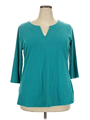 Jessica London 3/4 Sleeve Top (view 1)
