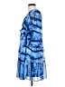 Calvin Klein 100% Polyester Tie-dye Blue Cocktail Dress Size 4 - photo 5