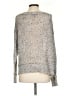 Eileen Fisher 100% Linen Metallic Silver Pullover Sweater Size S - photo 2