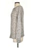 Eileen Fisher 100% Linen Metallic Silver Pullover Sweater Size S - photo 5