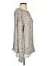 Eileen Fisher 100% Linen Metallic Silver Pullover Sweater Size S - photo 4