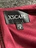 Xscape Burgundy Cocktail Dress Size 8 - photo 7