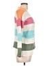 Sonoma Goods for Life 100% Polyester Color Block White Cardigan Size L - photo 4