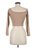 Love J Tan Long Sleeve Top Size M - photo 2