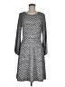 Gap Chevron-herringbone Gray Casual Dress Size M (tall) - photo 1