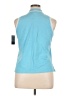Rafaella Blue Sleeveless Button-Down Shirt Size XL - photo 2