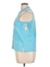 Rafaella Blue Sleeveless Button-Down Shirt Size XL - photo 5