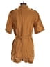 Banana Republic 100% Linen Tan Romper Size S - photo 2