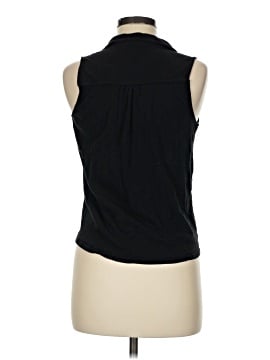 Time and Tru Sleeveless Button-Down Shirt (view 2)
