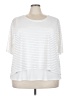 Cato White Short Sleeve Top Size 22 - photo 1