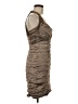 Nicole Miller 100% Polyester Brown Cocktail Dress Size 4 - photo 4