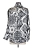 Zara Paisley Silver Long Sleeve Blouse Size XS - photo 2