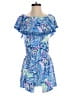 Lilly Pulitzer Paisley Blue Romper Size XXS - photo 1