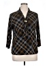 Adrienne Vittadini Black 3/4 Sleeve Blouse Size XL - photo 1