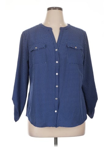 Notations 3/4 Sleeve Blouse (view 1)