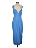 BHLDN Solid Blue Cocktail Dress Size S - photo 1