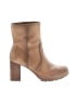 Naturalizer 100% Leather Tan Ankle Boots Size 8 (wide) - photo 1