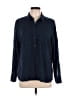 J.Crew Houndstooth Blue Long Sleeve Blouse Size 14 - photo 1
