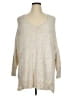 Jessica Simpson Metallic Ivory Pullover Sweater Size 1X - photo 1