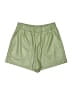 Steve Madden 100% Polyurethane Solid Green Shorts Size S - photo 1
