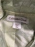 Coldwater Creek 100% Silk Green Raincoat Size M (petite) - photo 6