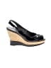 Stuart Weitzman Black Wedges Size 8 1/2 - photo 1