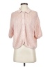 Halogen 100% Cotton Pink Cardigan Size XS - photo 1