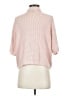Halogen 100% Cotton Pink Cardigan Size XS - photo 2