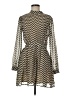 Forever 21 100% Polyester Chevron-herringbone Brown Casual Dress Size M - photo 1