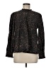 Rails Animal Print Black Long Sleeve Blouse Size M - photo 1