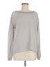 AB Studio 100% Polyester Gray Long Sleeve Top Size M - photo 1
