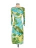 BCBGMAXAZRIA Tropical Green Casual Dress Size S - photo 2